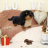 20'' MorisMos Dachshund Stuffed Animal Plush Toys, Realistic Long Haired Dachshund Toys Gift for Kid Toddler Women