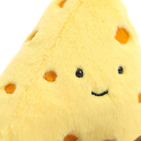 Adorable Plush Cheese Stuffed Toy - Soft and Cuddly for All Ages