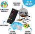 Regal Bingo Deluxe Bingo Game Set - Includes Bingo Wheel Cage, 75 Balls, Master Board, 18 Cards, and Colorful Chips