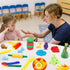 Yiklucg 6 53 Sets 5 3-4-8 Unleash Creativity with Unique Dino Molds and Pcs Play Dough Tools Dough Whit Bright Color