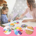 24 Pack Fennoral Flower Poke in Art for Kids Make You Own Flower Bouquet Craft Kit DIY Poke EVA Foam Craft for Girls