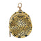 PYBUG Leopard Print Round Pacifier Storage Case, Polyester & TPU Lined with Hook
