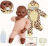 17" 3+ BABESIDE Adorable Lifelike Black Baby Doll - Handmade Realistic African American Baby Dolls with Premium Outfit