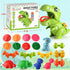 Set Playset Set, 3-5 Dinosaur Dough for Kids Play Tool for Toddlers, Kitchen Creations and DIY Toy Dough Birthday