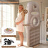 YATAOQINGJIE Tummy Inflatable Pregnancy Pillow with Belly & Head Hole, Prone Pregnancy Pillow for Stomach Sleepers