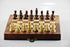 Wooden Magnetic Chess Board Set, 7" Folding Game for Adults & Kids, Portable Travel Chess