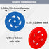 Toy Wheels - Bulk Pack of 100 Small Plastic Wheels for Toy Cars, STEM Projects, Crafts, Mini Vehicles