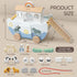 1 1-3 Joyreal Wooden Noah's Ark Toy for Year Old Baby Boy and Girl Baptism Gift - Neutral Color Montessori Educational