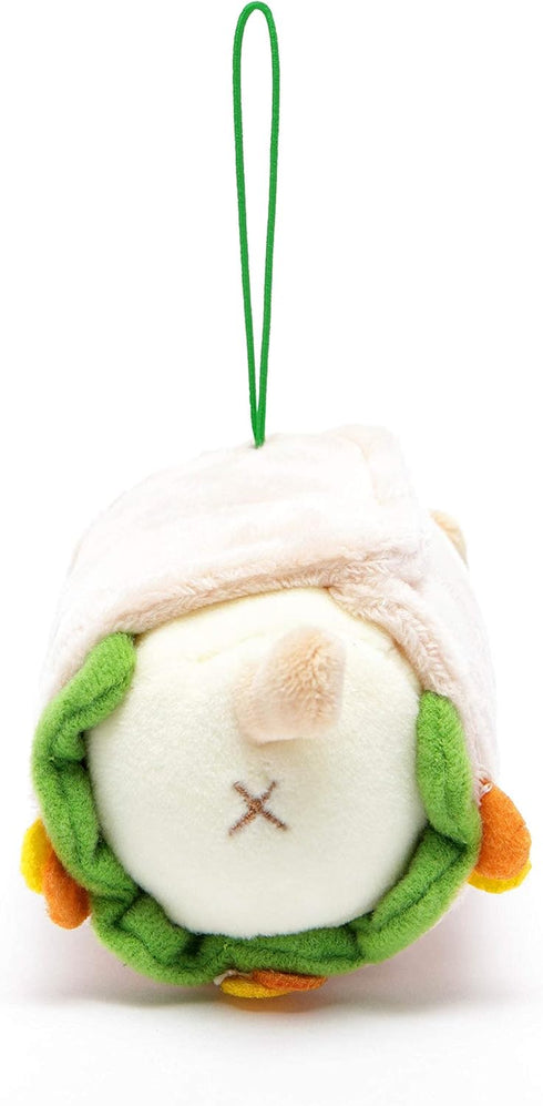 Anirollz 4" Stuffed Animal Plush Keychain, Burrito Outfitz with Puppy, Soft, Squishy, Cute Charm Toy