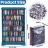 180pcs DIYDEC Mini Bookshelf with Mini Books Miniature Blue Bookshelf Ornament Tiny Small Library Decor Shake Away Your