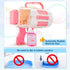 Upgraded Bazooka Bubble Gun, No Dip Bubble Machine Gun with Light for 9000+ Bubbles Per Min Outdoor Fun