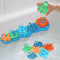 Qurylio Suction Baby Bath Toys, Mold Free Silcone Shape Sorting & Stacking Bathub