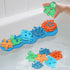 Qurylio Suction Baby Bath Toys, Mold Free Silcone Shape Sorting & Stacking Bathub
