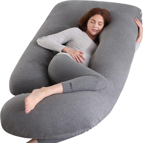 Victostar Pregnancy Pillow,57 inches U Shaped Maternity Pillow with Removable Cover Full