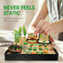 HouseBegan Vegetable Zen Garden for Desk, Build Your Own Mini Vegetable World, Desktop Sand Garden Kit, Interactive
