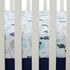 Oceania Fitted Crib Sheet by Lambs & Ivy - 100% Cotton, White with Blue Nautical Fish and Octopus