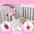 0-6 Hanging Car Seat Toys, Spiral Crib & Stroller Activity Toys with Rattles for Babies Months, Baby Car Seat
