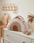 Stylish Diaper Caddy Organizer Bundle - Earthy Rainbow & Mocha Brown