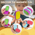 Sensory Magnetic Fidget Toys for Kids Adults, Silicone Fidget Slider Stress Anxiety Relief, Autism ADHD Sensory Toys