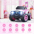Carox Remote Control Car for Girls - Pink RC Car with Doll and Sticker, 1:16 Scale, Rechargeable Battery, Birthday Gift