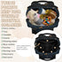 Shoblo Backpack Poppy Black Diaper Bag for Travel, Waterproof Diaper Bag with Insulated Bottle Pockets & USB Port