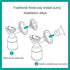 MOMOJIA 17/19/21/24 mm Flange Inserts Collection Breast Pump Horn Caliber Size Converter