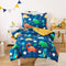 Wake In Cloud - Dinosaur Toddler Bedding Set for Boys, Cute Colorful