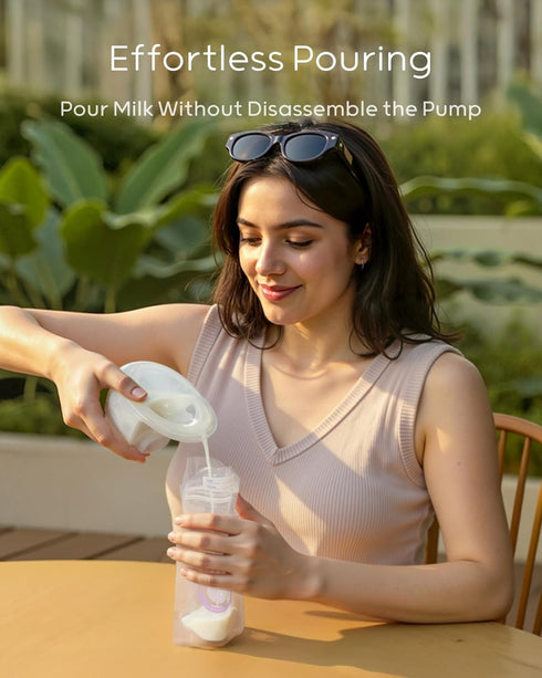 S32, 4 9 18/21/24MM (2 Packs, Nuliie Hands-Free Breast Pump Wearable Breastfeeding Pump Modes Levels with Flange
