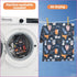 2pcs Waterproof Reusable Cloth Diaper Wet Dry Bags with Two Zippered Pockets for Travel Beach Pool Daycare - Animal