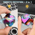 LNCOJOLM Fidget Spinner Cube Toy for Teen Adult Kid, Metal Fidget Block Hand Spinner for Stress Relief, Cool Stuff EDC