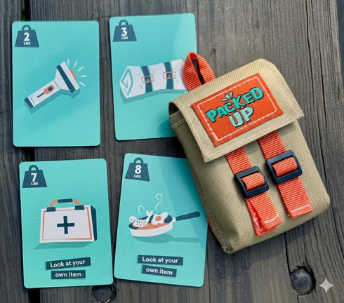 Packed Up! 8+ 15 1-6 The Fast-Paced, Memory & Strategy Card Game for Families & Kids | Fun Minute Games for Players |