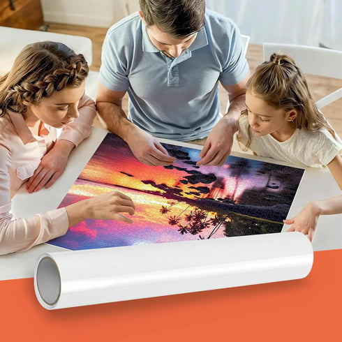 0.8in 12in 1000-Piece Extra-Long Puzzle Saver Sheets x Roll, High-Capacity Cuttable Sticker for Puzzles, Strong Hold