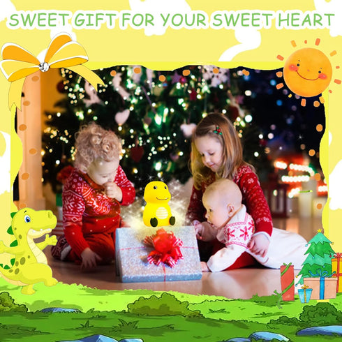 NCBNCB Light,16 Dimmable Night Light for Kids Cute Dinosaur Night Colors Silicone Baby Night Lights for Nursery