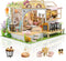 GuDoQi DIY Miniature Dollhouse Kit - Tiny House with Music, 1:24 Scale Craft Gift for Mother's Day