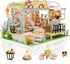 GuDoQi DIY Miniature Dollhouse Kit - Tiny House with Music, 1:24 Scale Craft Gift for Mother's Day
