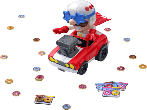 Goliath Donut Dash Game - Race to Pick Up Matching Donuts, Racecar Does Real Donuts On Table Or Hard Floor - Ages 4 and