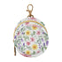 PYBUG Flowers Round Pacifier Storage Case, Polyester & TPU Lined with Hook Buckle,
