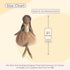 MON AMI Chocolate Scented Designer Plush Doll – 21”, Adorable Stuffed Toy Gift for Kids of All Ages