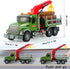 Timber Transport Truck Toddler Toy, 15-inch Logging Truck with Sounds and Lights, Birthday Gift for Kids Ages 3-6