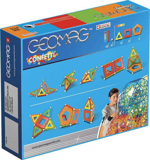 Geomag Confetti Magnetic Buildings and Educational Games with 32 Pieces