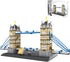 LQPFBSM London Twin Tower Bridge Building Blocks Sets London Architecture Building Kits Famous