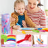 DreamyCandy Crayons,18PCS Set,Gift DreamCandy Rocket and Fish-Shaped Non Toxic Washable Toddler Crayons for Kids