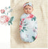 Sets, insular Swaddle Blankets Beanie Hat Headband Newborn Baby Girl Swaddle Sack, Receiving Blankets Infant Baby