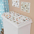 Camping Woodland Animals Changing Pad Cover, 32"x16" Cute Bear Raccoon Squirrel for Boys Girls