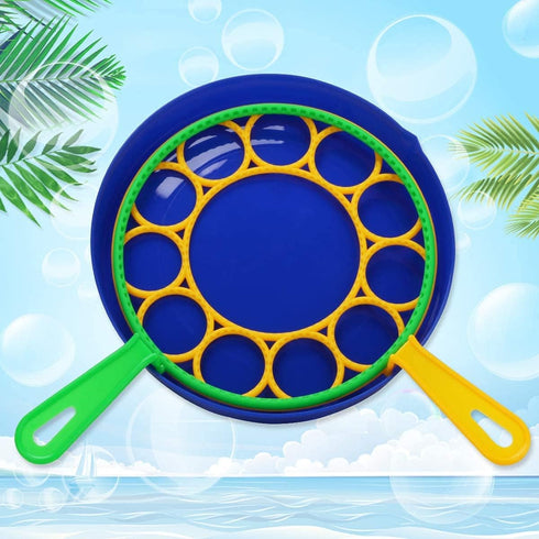 B bangcool Big Bubble Wands Set - Large Bubble Maker with Tray Bubble Sticks for Kids