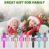 Amazmic Kids Karaoke Microphone Machine, Bluetooth Microphone with LED Light, Birthday Gift for Girls Boys 3-12 Years