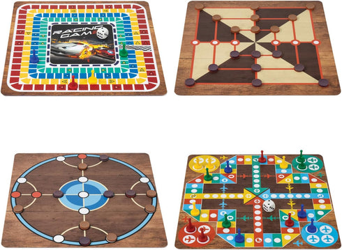 365 6+, 1-8 Games - Traditional Strategy Board & Card Games, Tin Storage Container, Game for Each Day of Year, Family