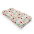 Spring Garden Dragonfly Changing Pad Cover, Boho Retro Flowers Leaves for Boy Girl, Soft Stretch Fitted 32''x16''