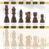 Set 12'' Sets Magnetic Wooden Chess for Adults Kids Chess Board with Handmade Pieces, Folding Portable Travel Unique