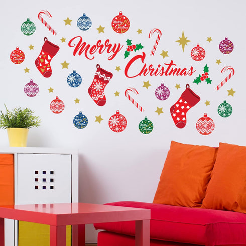 Christmas Decorations Clearance, "Merry Christmas Decor" Wall Murals Decals for Home, Indoor, Nursery